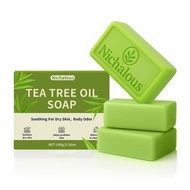 3 Pieces Tea Tree Soap, Tea Tree Soothing Soap, Containing Tea Tree Oil and Coconut Oil