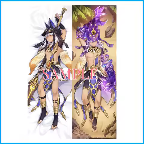 Game Genshin Impact Cyno Cosplay Dakimakura Pillow Case Anime Hugging Body Pillow Cover Cartoon Acce