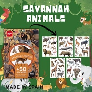 [SG] APLI Animal Stickers [Evergreen Stationary] [Evergreen Stationery]