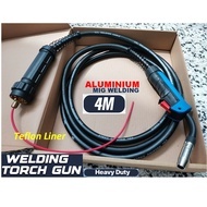 Aluminium MIG  Welding Torch MB15 Complete With Teflon Liner 4m Mig co2