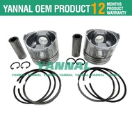 New 2TNE68 Piston Kit For Yanmar Engine B08-3 VIO10 PC03-2 HC-10 HN15 HN-1A HN-2 Spare Parts