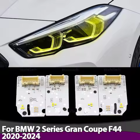 Yellow Angel Eyes Light DRL Boards for BMW 2 Series Gran Coupe F44 216i 218i 220i 228i M235i 2020-24
