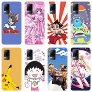 Vivo V21e Case Silicone TPU Back Cover Vivo V21e VivoV21e Cartoon Soft Phone Casing