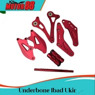 Underbone Underbon Fool Step Footrest Ibad CB 150 R Jupiter MX Ninja 150 Ninja 250 Satria Fu Vixion 
