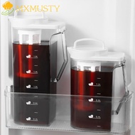 MXMUSTY Cold Brew Coffee Pot, Large Capacity with Filter Cold Brew Coffee Maker, Portable Sealed Lea