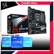GIGABYTE Z590 AORUS ELITE  AX LGA1200 GAMING MAINBOARD COMBO INTEL /I5-10400/10400F/11400/11700K/117
