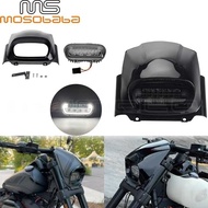 Suitable for Harley Soft Tail Fat Ba 114 FXFBS Motorcycle Modified Headlight Fairing LED Headlight A