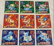 [現貨] 共9款 Pokemon 初代 烈傳 烈伝 御三家 噴火龍 水箭龜 奇異花 Amada 絕版 懷舊 貼紙 餅貼 Vintage Sticker Charizard Blastoise Venu