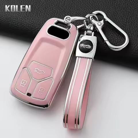 For Audi A4 B9 A5 A6 8S 8W Q5 Q7 4M S4 S5 S7 TT TTS TFSI RS Fashion TPU Car Smart Key Case Cover Pro