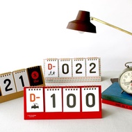 D-day calendar | perpetual desk calendar | Countdown standing desk calendar