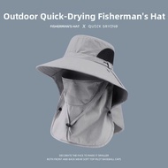 Adjustable Fisherman Hat 56-60cm Head Size UPF50+ Wide Brim 10cm Outdoor Sun Hat