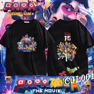 HOT Papa Zola Baju peluh Papa Zola The Movie Boboiboy Graphic T-shirt Children and adults Cotton T-s