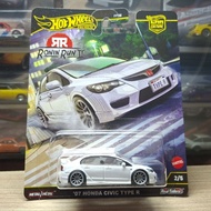 Hot Wheels 07 Honda Civic Type R - Ronin Run 2 - Premium - Hotwheels Original