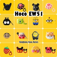 READY STOCKFor Hoco EW51 Case Fashion Cartoon Soft Silicone Earphone Case Casing Cover NO.1