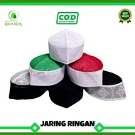 Plain Combination Mesh Hajj Cap, Adult Mesh Cap