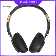FOCUS Bluetooth Wireless Foldable Headset with TF Card Socket HIFI Microphone Stereo
