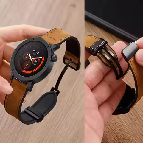 Leather Silicone Strap For CMF by Nothing Watch Pro 3 2 1 Magnetic Buckle Wristband For CMF Watch Pr