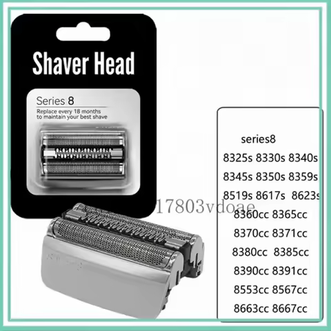 For Braun shaver head S8 series 83M cutter head omentum cover 8370CC 8390 8325S 8330 accessories