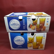 Duralex DX2000 Amber Tumbler 210ml - Heat Resistant Drinking Glass - Tempered Glass Original Duralex