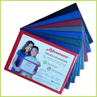 ⌹ இ ☀ Adventurer Certificate Holder short letter size CH-3 & Adventurer Certificate Holder A4 size