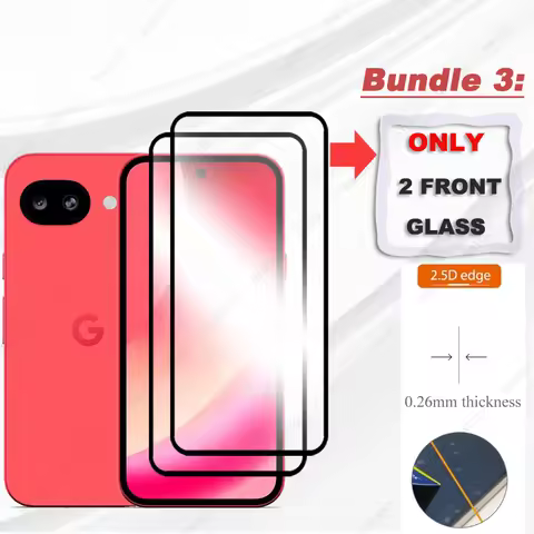 For Google Pixel 10a Glass Protective Film For Pixel 10a 5G Film Black Edge Screen Protector Camera