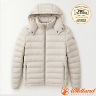 [WildLand] Women Warm Splash-Resistant Detachable Hooded Down Jacket 700FP Coat Snow 0B32101