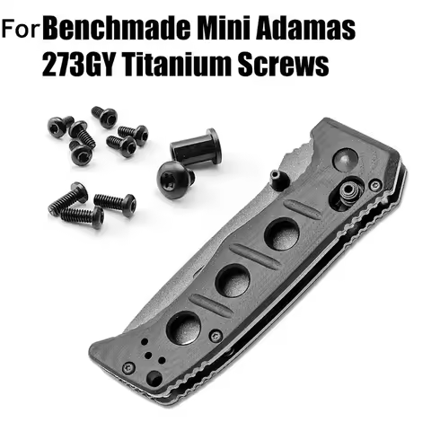 1 Set Knife Shank Screws Kit For Benchmade Mini Adamas 273 Pocket Folding Knife Shank Repair Titaniu