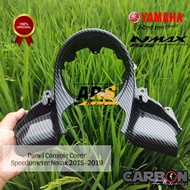 Nmax Old Carbon WTP Speedometer Cover Console Panel with Twill Kevlar Motif