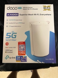 TP-Link Deco X80-5G 5G SIM AX6000 雙頻 Wi-Fi 6 2.5G WAN/LAN Mesh CPE Router