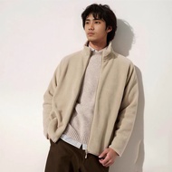 Japan 2024 UNIQLO Official Website 199 Mens And Womens Fleece Zipper Jacket Long Sleeve Jacket Fleec