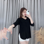 Amira Paris | Oversized 7 Sleeve T-Shirt/8 | Jumbo Long Sleeve T-Shirt | Oversized Slit T-Shirt | Pr