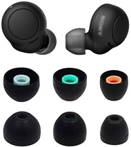 ALXCD Eartips Compatible Sony WI-XB400 WF-C500 Earbuds, S/M/L 3 Pairs Soft Silicone Ear Tips Replace