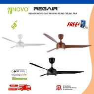 REGAIR INOVO Oliv Kipas Siling Ceiling Fan 3 Blades With Remote Control 58 Inch Inovo Ceiling Fan