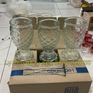 Large fishtail candle cup (with wick + bow). Buy 1 box for 12 hours, price 68, 1 box of 6 cups