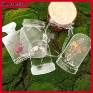 120 Pcs Transparent Dried Flower Bookmark Kit DIY Transparent Bookmark Without Dried Flower for Book