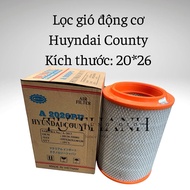 Hyundai County engine air filter (HD Caoty) - Sunfil brand 1