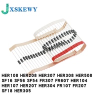 Chip 20PCS Diode HER108 HER208 HER307 HER308 HER508 SF16 SF56 SF54 FR307 FR607 HER104 HER107 HER207 