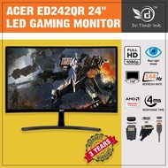 ACER 24" ED242QR LED GAMING CURVE HD READY LCD MONITOR / 4MS / 144Hz / AMD Free Sync / DVI + HDMI + 