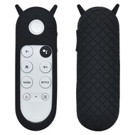 Non-slip Soft Silicone Case Remote Control Protective Cover for-Google Chromecast TV 2020 Voice Remote Control anti-dirty Shell