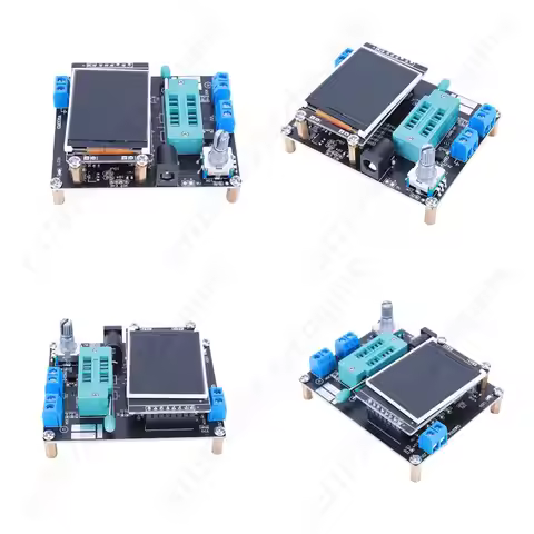 GM328 Transistor Tester LCR Diode Capacitance ESR Voltage Frequency Meter PWMDIY Kit GM328A Type-C C