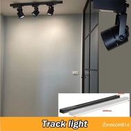 โคมไฟแทรคไลท์ ครบชุด Tracklight MR16 แถมหลอดLED 7W 3ดวง พร้อมราง1เมตรสามารถเปลี่ยนหลอดได้ต่อไฟตรง220