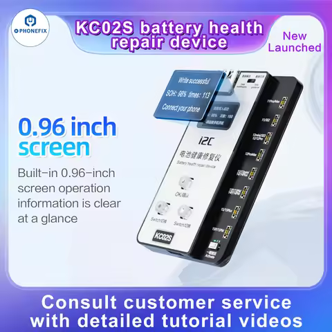 i2C KC02S New W09pro Battery Heath Repair Device Data Expansion Board for iPhone 12/13/14/15 Phone R