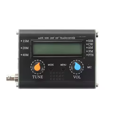 -A99Z 5W QRP SDR Transceiver 3-Band All Mode High Frequency Radio Withhandheld Microphone Compact An