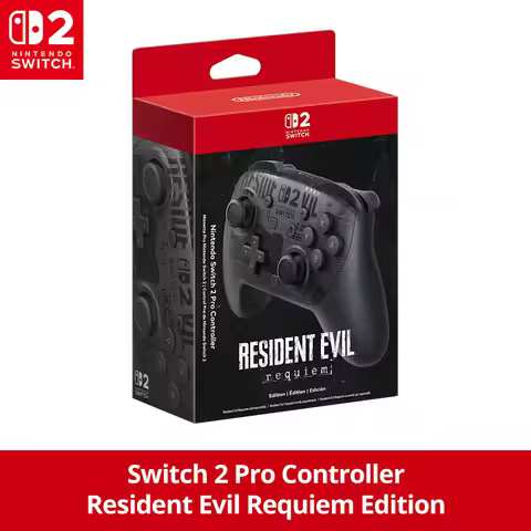 NEW Nintendo Switch 2 Pro Controller- Resident Evil Requiem Edition- Original Sale Game Controller f