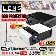 The projector 10 Years Warranty 6000 lumens Android Mini Projector HD Proyector WIFI LCD Led Projector Home Cinema Suppo