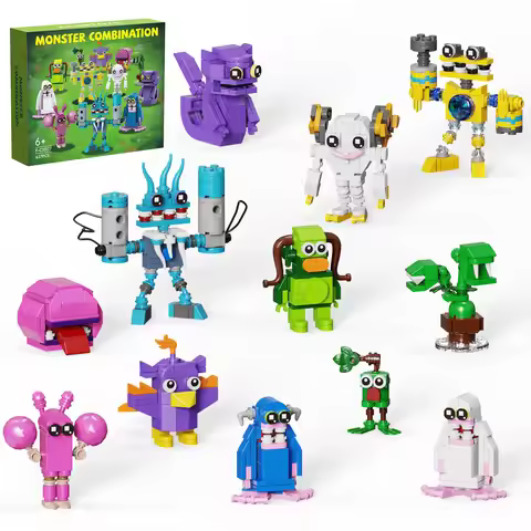 Cartoon Music Develop My Singing Monsters Wubbox Supernatural Monsters Suit with Paper Manual Buildi