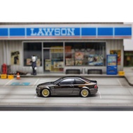 SW 1: 64 BMW E46 M3 Model Car Electroplating Black Modified BBS Aluminum Ring Speed Pleasure BMW GTR