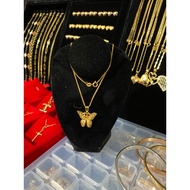 10k gold Butterfly Necklace