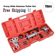 17 PCS SLIDE HAMMER PULLER SET AXLES SIDE HAMMER PULLER SET
