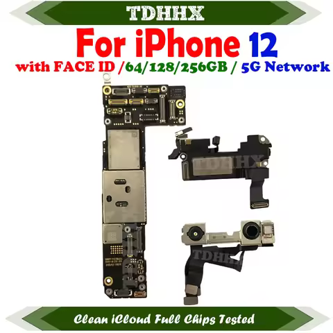 Mainboard Clean iCloud For iPhone 12 Full Working Motherboard Support iOS Update Logic Board Plate F